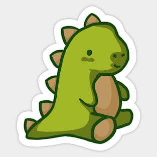 Cute dinosaurus that looks like a teddy bear Sticker